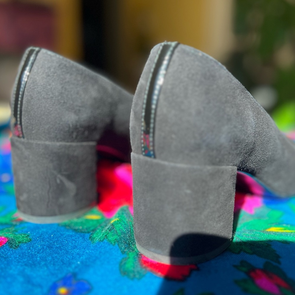 Margaux The Heel - Black Suede - 37 Wide - Picture 7 of 11